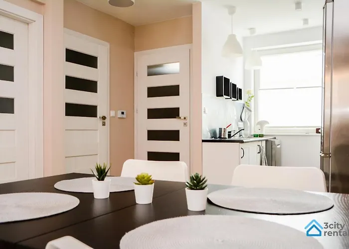 Dwupoziomowy 3city W Gdyni Z Biurkiem I Balkonem By Renters Апартаменты Гдыня