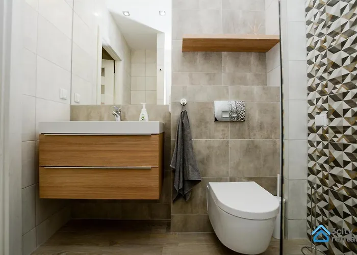 Dwupoziomowy 3city W Gdyni Z Biurkiem I Balkonem By Renters Апартаменты Гдыня